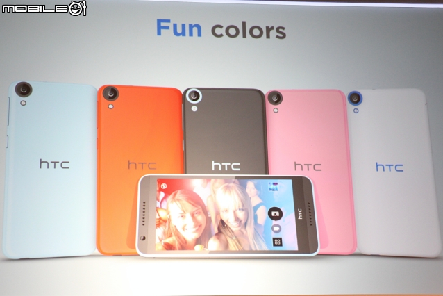 [IFA 2014] HTC Desire 820 八核心+64位元 多色實機測試