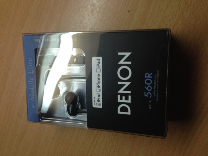 Denon C560R之開箱 ~蘋果系列訊源首選耳道~