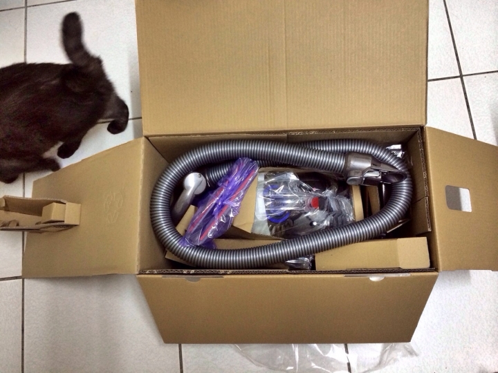 Dyson DC63銀藍款不專業開箱