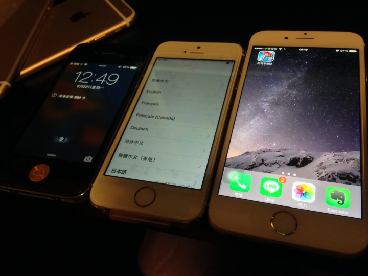 金色iphone 6 港版無鎖 簡單開箱