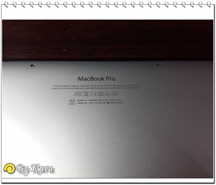【微開箱】MacBook Pro Retina 13" Mid 2014
