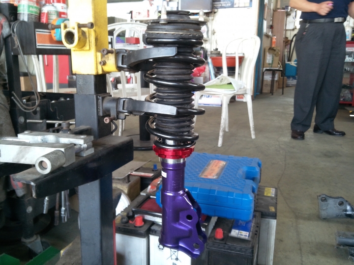 喜美八代田邊 TANABE SUSTEC PRO NF避震器 簡單開箱!