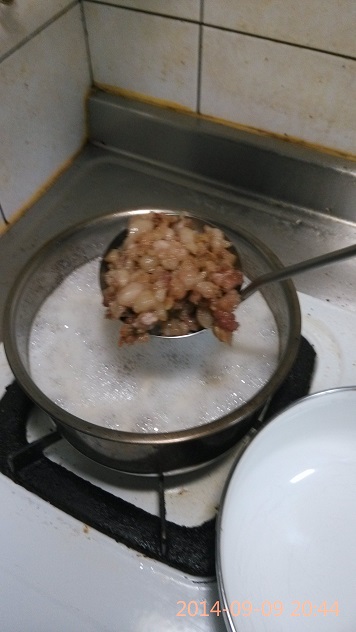 在家自己爆豬油