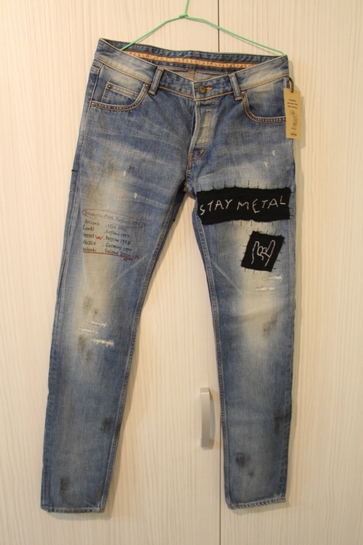 【開箱】JEANSDA Fenrir Metalhead Aged Jeans 中風搖滾雙面人<圖多,慎入>