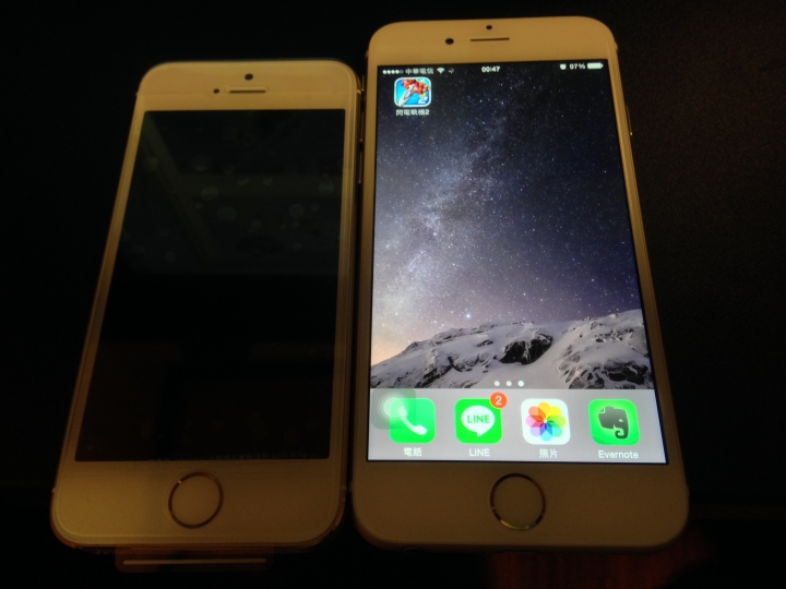 金色iphone 6 港版無鎖 簡單開箱