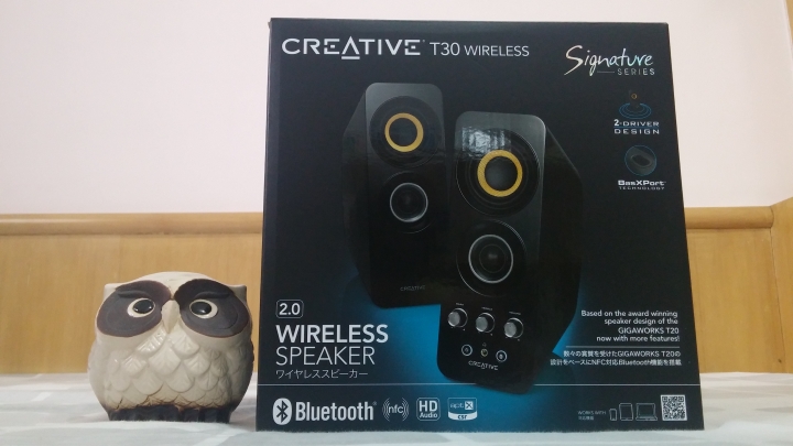 迎向智慧無線新生活, 震撼音效之 CREATIVE T30 WIRELESS 開箱體驗
