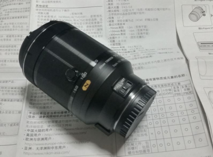 迷你長砲 Nikon 1 NIKKOR VR 70-300mm 生平01 處女簡易開箱文
