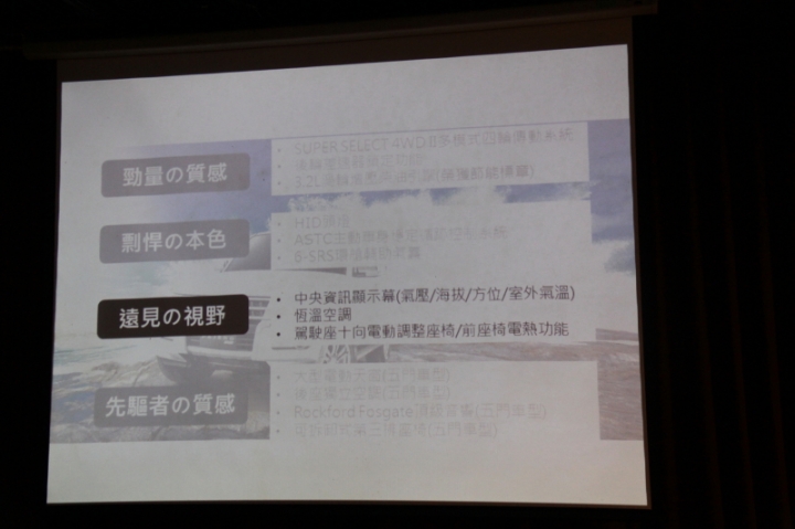Mitsubishi 2015年Lancer Sportback、 Pajero...新車發表會