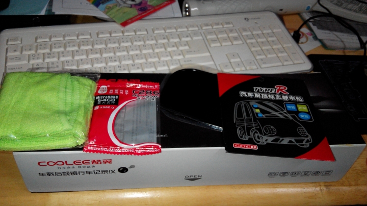 COOLEE 酷翼後視鏡型前後雙鏡頭行車紀錄器