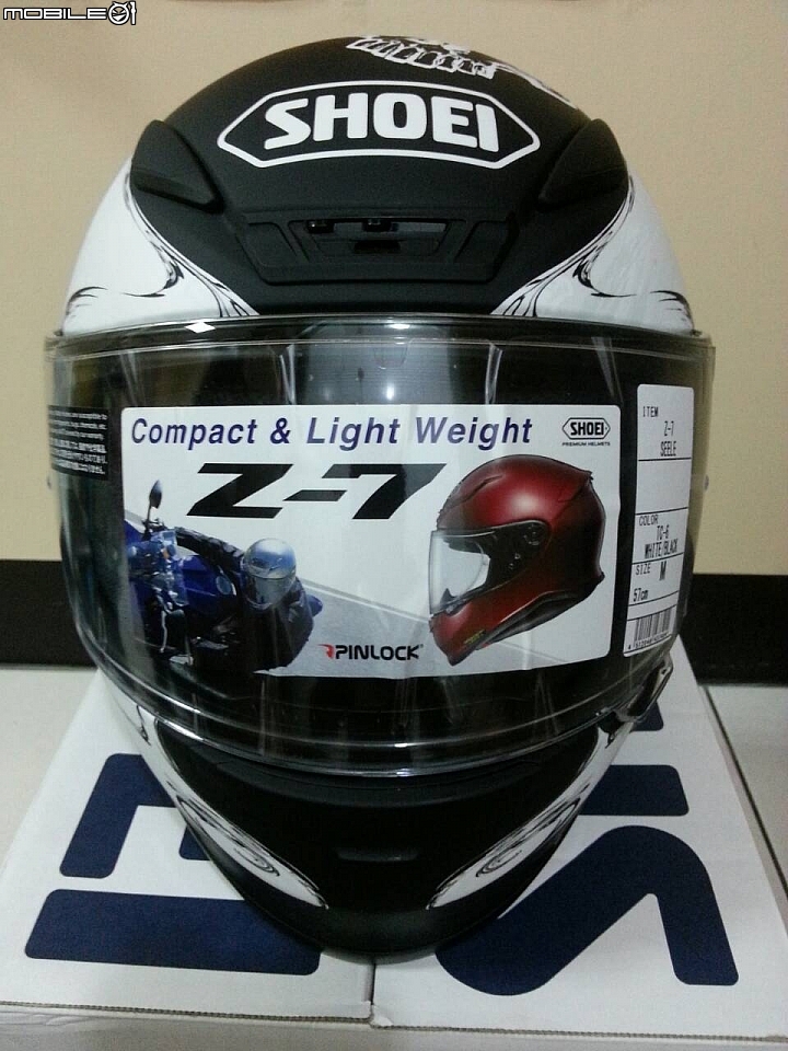 【開箱】SHOEI Z7 SEELE