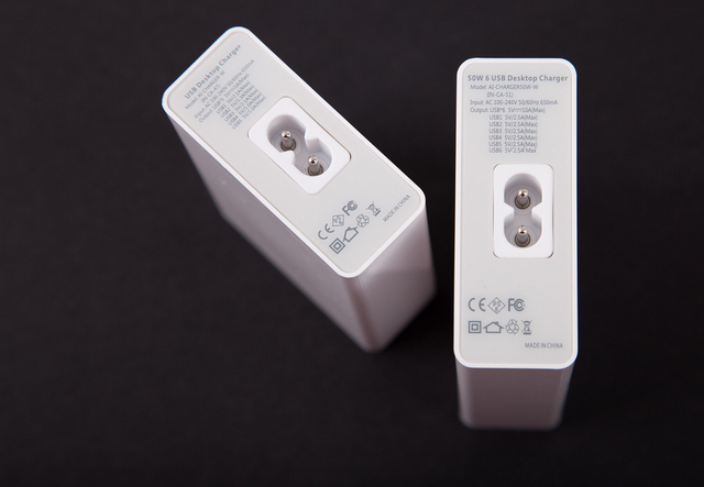 充電超快超方便的 Anidees 50W 桌上型USB充電器 5 & 6 PORT一起入手