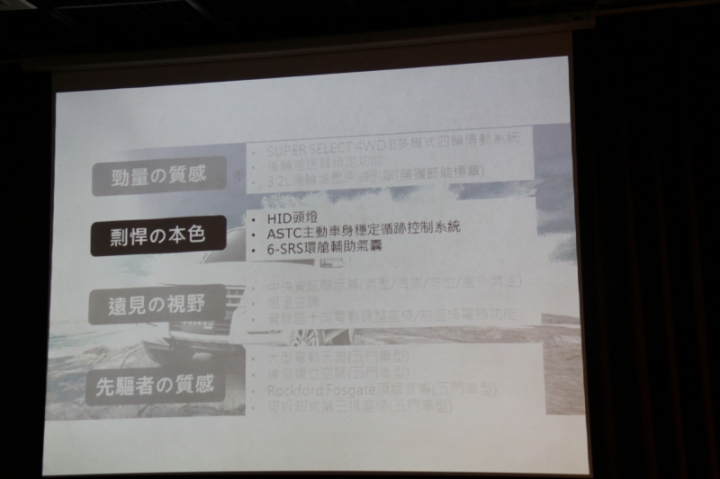 Mitsubishi 2015年Lancer Sportback、 Pajero...新車發表會