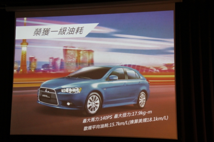 Mitsubishi 2015年Lancer Sportback、 Pajero...新車發表會