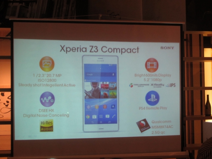 Sony雙旗艦Xperia Z3、Z3 Compact台北體驗會心得高質感的旗鑑機