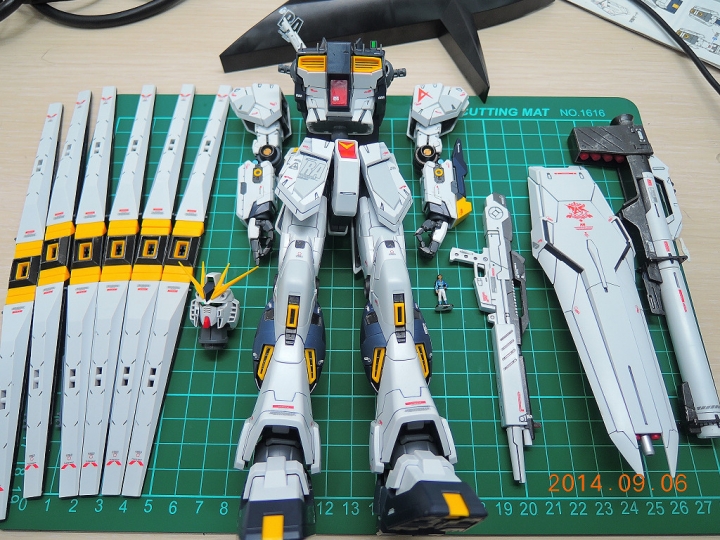 MG NU鋼彈VER GFT 素組分享.新增RX-78-2ver.O.Y.W.