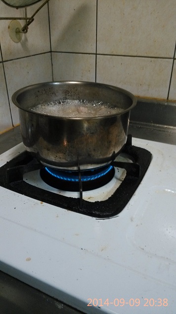 在家自己爆豬油