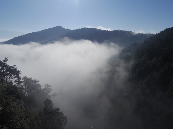 秋高氣爽的一日太平山翠峰湖