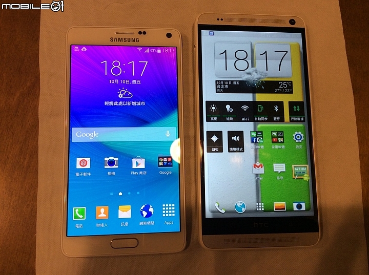 死不買三星的人還是遇到了朋友老闆的白Note4開箱......