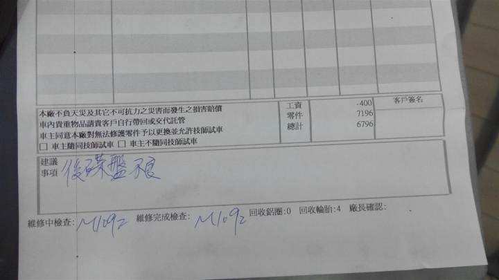 經濟胎換裝 ! 195-65-R15 南港 XR-611 ~~ 6800 元有找 !