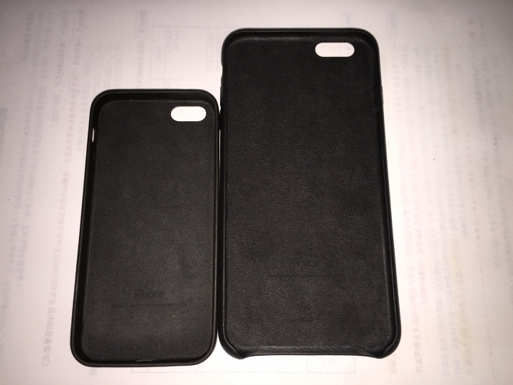 iPhone 6+ 銀色及原廠皮質保護殼