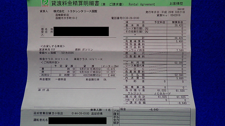 悲情 北海道之旅 完 全日本壓馬路(株)