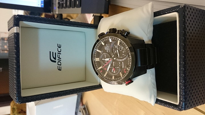 Casio 藍芽手錶 EQB-500DC-1A開箱