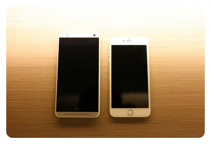 當iPhone6 Plus 碰上 HTC One Max
