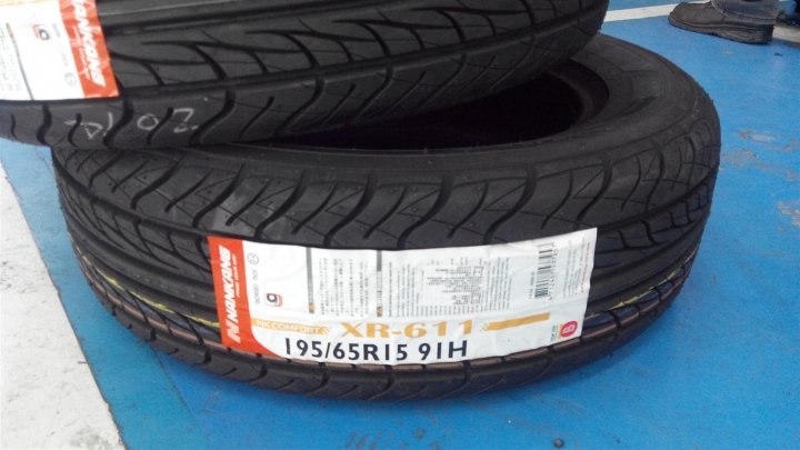 經濟胎換裝 ! 195-65-R15 南港 XR-611 ~~ 6800 元有找 !