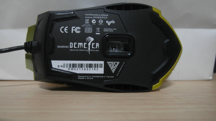 GAMDIAS 光學電競滑鼠 正義之劍 DEMETER