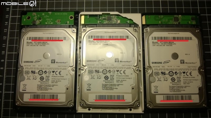 三款2.5吋外接1TB隨身硬碟另類開箱分享