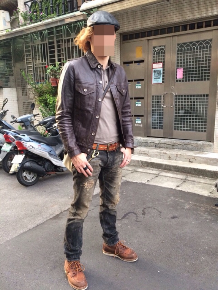 <正式開箱>夏日入手的冬季戰袍之Blackmeans X LABRAT 洗舊牛皮牛仔外套