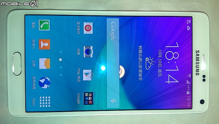 死不買三星的人還是遇到了朋友老闆的白Note4開箱......