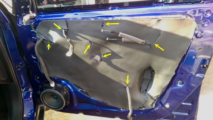 『DIY』U6 車門隔音施工分享 ( 1.8 豪華版 )