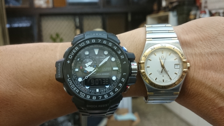 CASIO G-SHOCK GWN-1000B-1A二棲錶