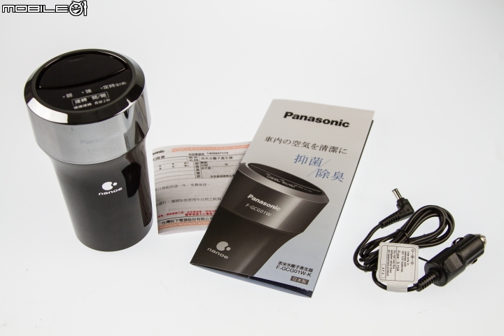 Panasonic奈米水離子產生器F-GCG01W-K開箱試用