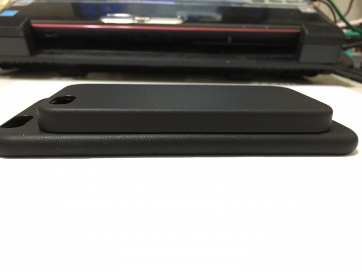 iPhone 6+ 銀色及原廠皮質保護殼