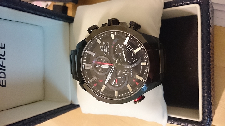 Casio 藍芽手錶 EQB-500DC-1A開箱