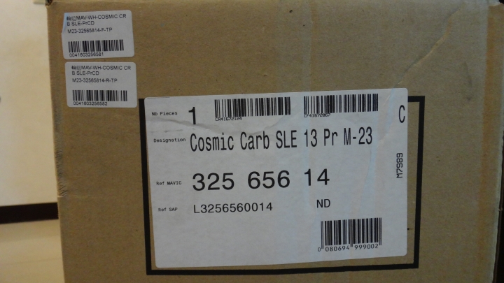 2015 Mavic Cosmic Carbone SLE 開箱