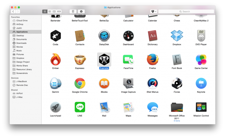 OS X 中 Dock Icon 的更改