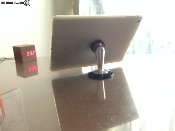 【開箱】imirror 桌上型/車用型磁力支架,iPad air 偽裝成桌上型螢幕