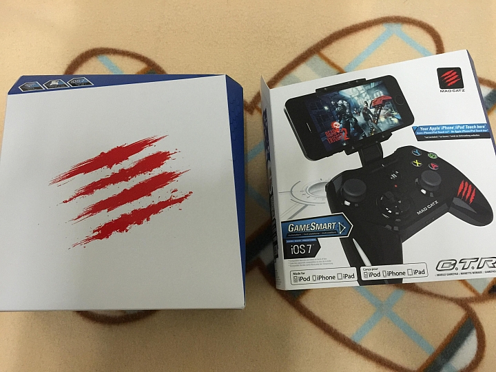 偽掌機 開箱 Madcatz ios 遊戲手把