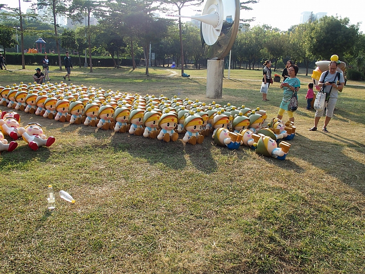 數大便是美:2014年11月5日~9日農業精靈「高通通」在高雄市中央公園展出