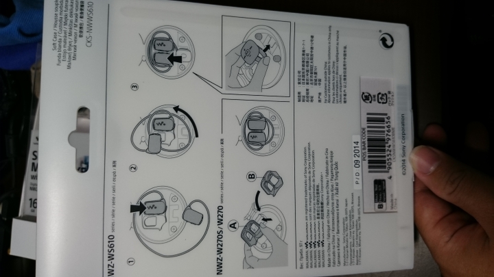 SONY NWZ-WS610 防水藍牙耳機+收納盒開箱(台灣型號NWZ-WS613)