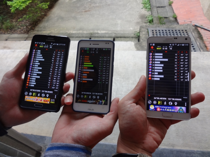 note4 gps 衛星訊號真的比較差(1040220更新diy gps放大器)內有測試以免口說無憑