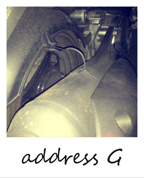 address後輪擋泥板支架