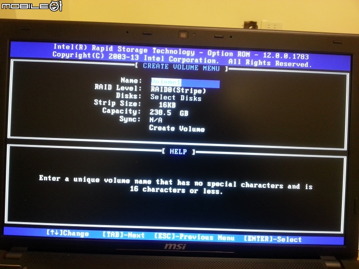 【分享】心血來潮把GE70 2OE 新增PLEXTOR_M6M_128G_SSD來做磁碟陣列_RAID0