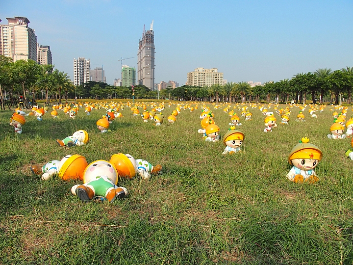 數大便是美:2014年11月5日~9日農業精靈「高通通」在高雄市中央公園展出