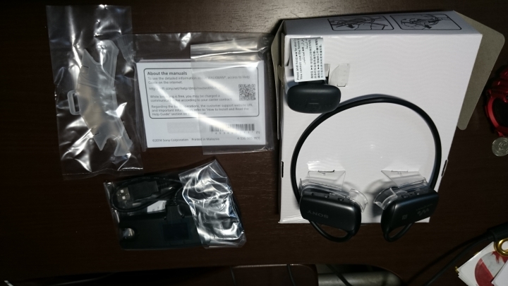 SONY NWZ-WS610 防水藍牙耳機+收納盒開箱(台灣型號NWZ-WS613)