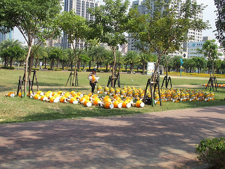數大便是美:2014年11月5日~9日農業精靈「高通通」在高雄市中央公園展出