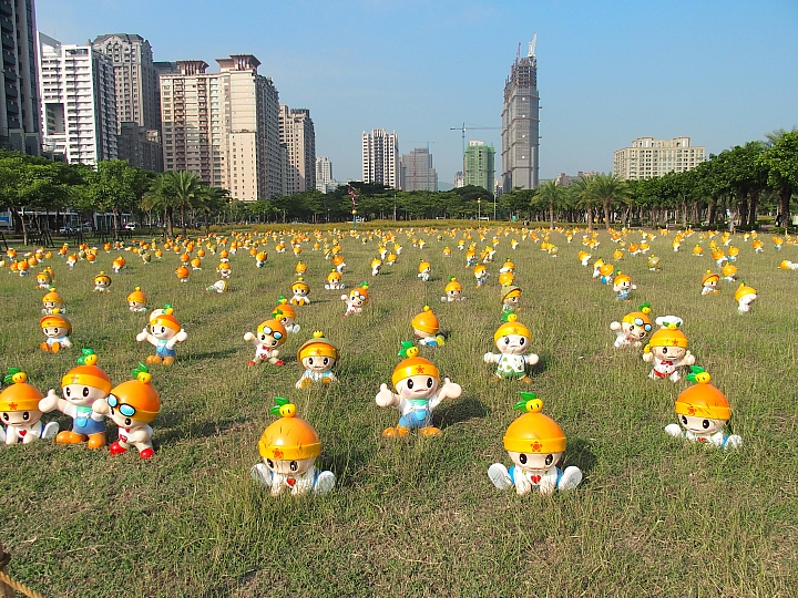 數大便是美:2014年11月5日~9日農業精靈「高通通」在高雄市中央公園展出